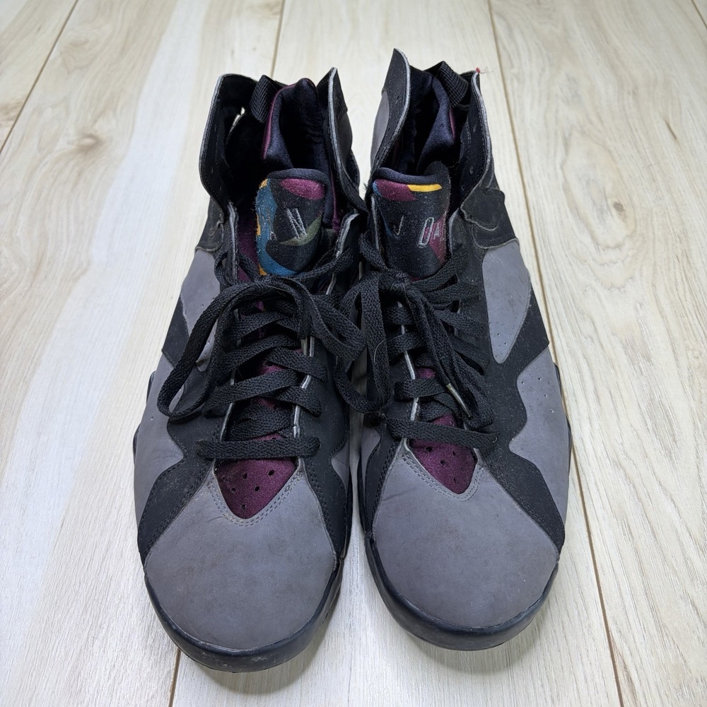 Air Jordan 7 Retro Bordeaux Sneakers Mens Size US 12 Gray Black